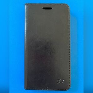 iPhone XR - ZV Wallet Folio Case Cover (BLACK)